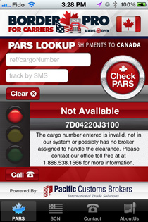 Border Pro iPhone App - Not Available