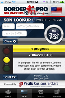 Border Pro iPhone App - In Progress